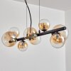 Chehalis Suspension, Boule lumineuse, Suspension Ambre, Clair, 8 lumières