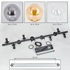 Gastor Suspension, Boule lumineuse, Suspension Ambre, Clair, Fumé, 10 lumières