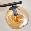 Gastor Plafonnier, Boule lumineuse Ambre, 4 lumières