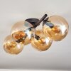 Gastor Plafonnier, Boule lumineuse Ambre, 4 lumières