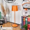 Belece Lampe de table d'extérieur, Lampe à poser LED Orange, 1 lumière