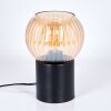 Koyoto Boule lumineuse, Lampe de bureau, Lampe à poser Ambre, 1 lumière