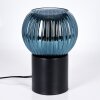 Koyoto Boule lumineuse, Lampe de bureau, Lampe à poser Bleu, 1 lumière