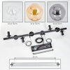 Gastor Suspension, Boule lumineuse, Suspension Ambre, Clair, Fumé, 8 lumières