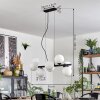 Koyoto Suspension, Boule lumineuse, Suspension Blanc, 8 lumières
