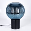 Koyoto Boule lumineuse, Lampe de bureau, Lampe à poser Bleu, 1 lumière