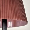 Longchamps Lampadaire LED Noir, 1 lumière