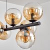 Gastor Suspension, Boule lumineuse, Suspension Ambre, Clair, 10 lumières