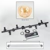 Gastor Suspension, Boule lumineuse, Suspension Ambre, Clair, 10 lumières