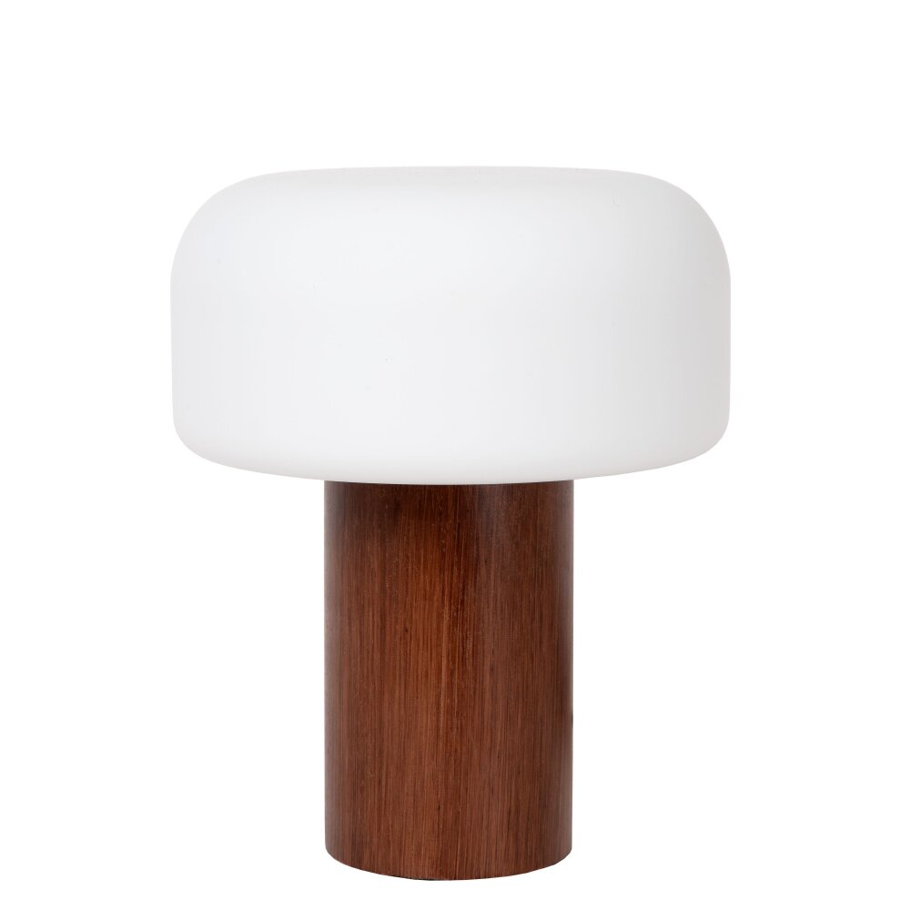 KENAN Lampe à poser Luminaires Lucide Bois foncé, 1 lumière