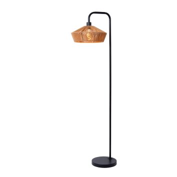 YUNKAI Lampadaire Luminaires Lucide Noir, 1 lumière