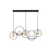 CIRCLE Suspension Luminaires Lucide Noir, 3 lumières