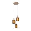 LAMBRES Suspension Luminaires Lucide Sable, 3 lumières