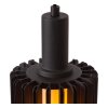 LAMBRES Suspension Luminaires Lucide Noir, 1 lumière