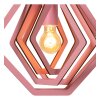 MAURO Suspension Luminaires Lucide Rose, 1 lumière