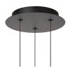 KLIGANDE Suspension Luminaires Lucide LED Noir, 3 lumières