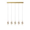 KLIGANDE Suspension Luminaires Lucide LED Or, 5 lumières