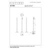 ANTRIM Lampadaire Luminaires Lucide LED Blanc, 1 lumière