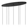 ELOISE Suspension Luminaires Lucide Noir, 7 lumières