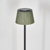 Longchamps Lampadaire LED Noir, 1 lumière