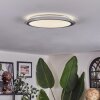 Arima Plafonnier LED Gris, Blanc, 1 lumière