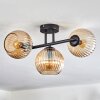Koyoto Plafonnier, Boule lumineuse Ambre, 3 lumières
