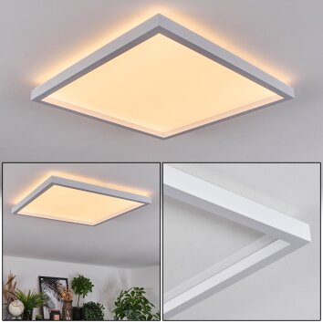 Xarel Plafonnier, Panel LED Blanc, 1 lumière