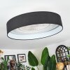 Benesal Plafonnier, Ventilateur de plafond lumineux LED Blanc, 1 lumière, Télécommandes