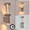 Popoyan Lampe murale d´extérieur, Applique murale LED Nickel mat, 2 lumières