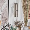 Ordal Luminaire Up & Down, Applique murale, Spot mural LED Nickel mat, 1 lumière