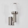 Beira Lampe murale d´extérieur, Applique murale Nickel mat, 1 lumière