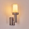 Beira Lampe murale d´extérieur, Applique murale Nickel mat, 1 lumière