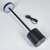 Parel Lampe de bureau, Lampe à poser LED Noir, 1 lumière