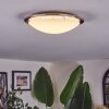 Brena Plafonnier LED Nickel mat, 1 lumière