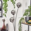 Gastor Boule lumineuse, Lampadaire Chrome, Fumé, 3 lumières