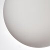 Chehalis Plafonnier, Boule lumineuse 76 cm Blanc, 12 lumières