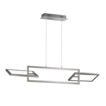 Suspension WOFI MURIEL LED Nickel mat, 1 lumière