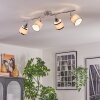 Ailer Plafonnier, Spot de plafond Chrome, 4 lumières