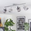 Ailer Plafonnier, Spot de plafond Chrome, 4 lumières