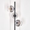 Koyoto Lampadaire Clair, Fumé, 3 lumières