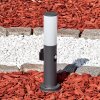 Caserta Prises électriques d\'extérieur, Borne lumineuse, Eclairage de chemin Anthracite, 1 lumière