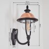 Gascon Lampe murale d´extérieur, Applique murale Cuivre, Noir, 1 lumière