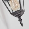 Naofe Lampe murale d´extérieur, Applique murale Noir, Argenté, 1 lumière