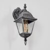 Naofe Lampe murale d´extérieur, Applique murale Noir, Argenté, 1 lumière