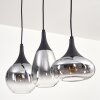 Maynal Suspension, Boule lumineuse, Suspension Clair, Fumé, 3 lumières