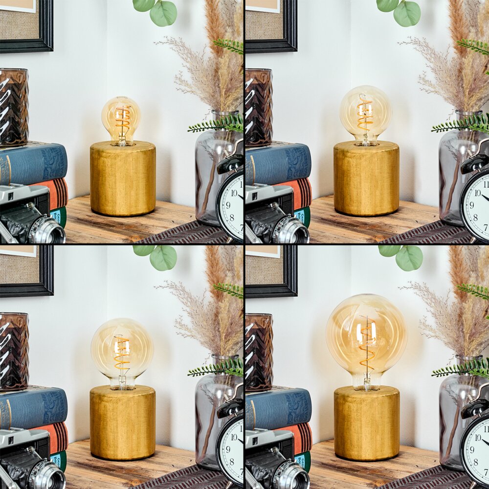 Argea Lampe de bureau, Lampe à poser Écru, Noir, 1 lumière