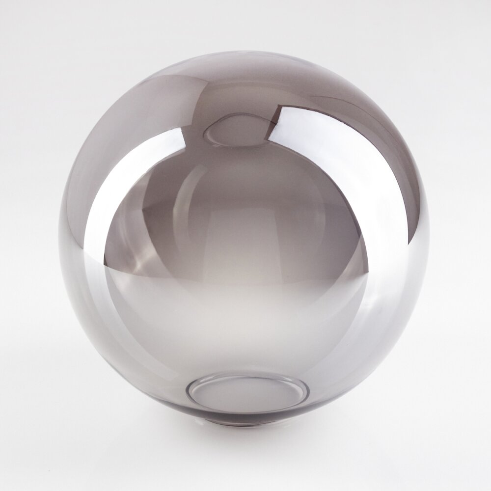 Abat-jour en verre Gastor Verre de rechange, pièce de rechange 15 cm Fumé main product photo
