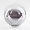 Abat-jour en verre  Gastor Verre de rechange, pièce de rechange 15 cm Clair, Fumé