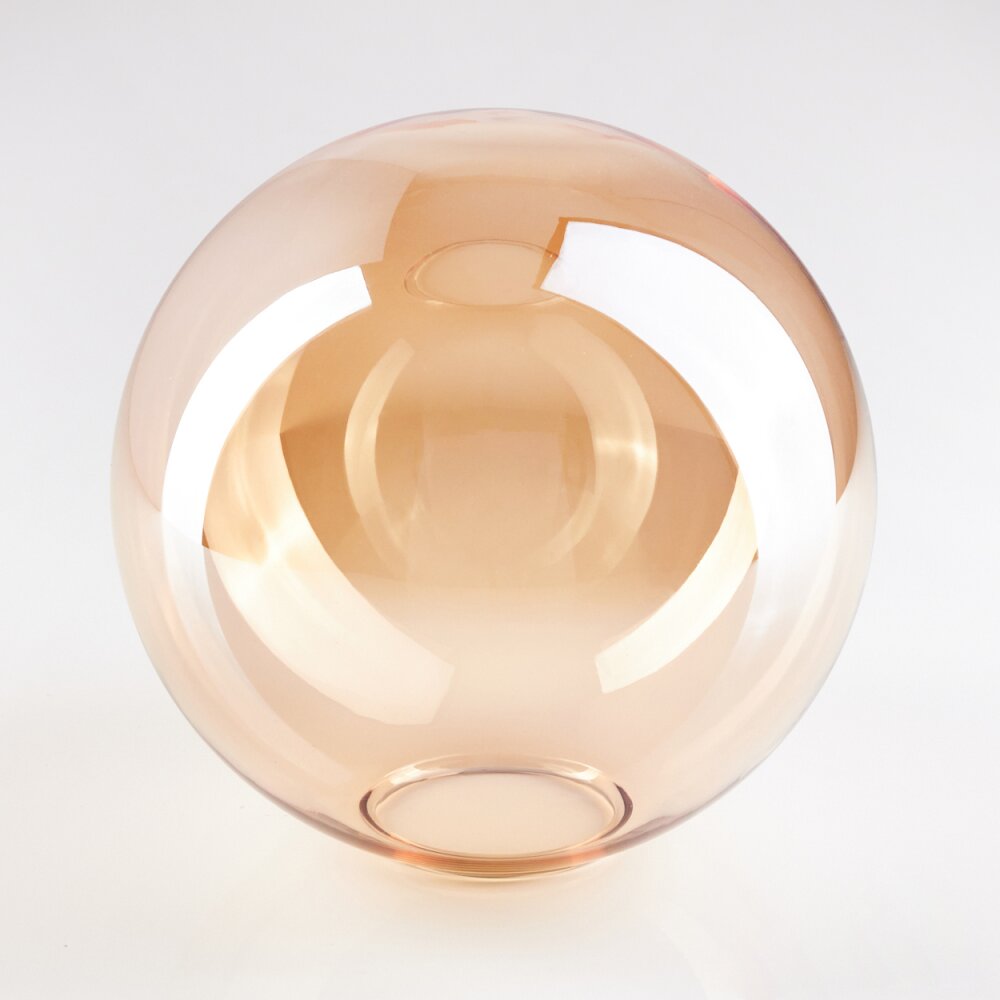 Abat-jour en verre Gastor Verre de rechange, pièce de rechange 15 cm Ambre main product photo