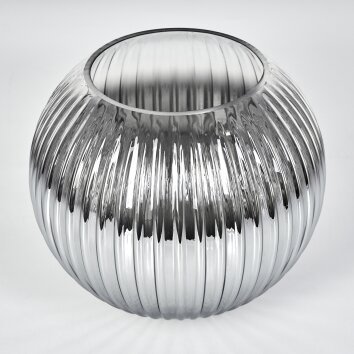 Abat-jour en verre  Koyoto Verre de rechange, pièce de rechange 20 cm Clair, Fumé
